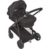 Graco Transform 2-in-1 kinderwagen/kinderwagen (geboorte tot 4 jaar nadering, 0-22 kg), converteert van Pramette naar kinderwagen, zwart