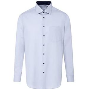 Seidensticker Heren Regular Fit Shirt met lange mouwen, lichtblauw, 48