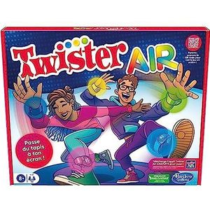 Twister Air-spel, AR Twister-spel met app, maakt verbinding met slimme apparaten, actieve partyspellen, leeftijd 8+ (Franse versie)