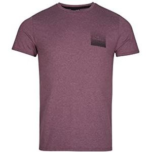 O'NEILL Tees T-shirt met korte mouwen Gradiant Cube Hybrid T-shirt, 13013 nacht, regular (verpakking van 6 stuks) voor heren