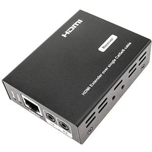 BeMatik HDMI splitter ontvanger 8 poorten via ethernet Cat.5e kabel tot 50m met IR (HB005)