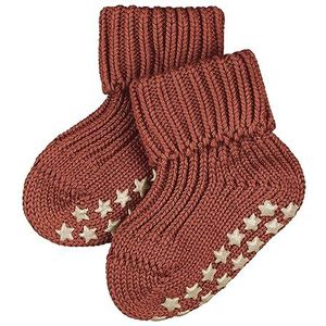 FALKE Uniseks-baby Stopper sokken Catspads Cotton B HP Katoen Noppen op de zool 1 Paar, Rood (Tangerine 8911), 62-68