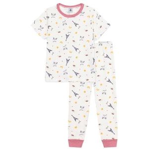 Petit Bateau Clean Mcjl Nachtkleding voor jongens, Marshmallow/Multico, 24 Maanden