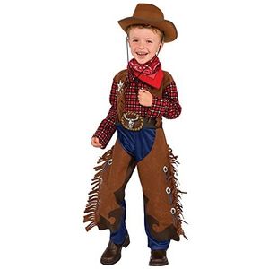Robijs, luxe kostuum, cowboy-kostuum, met halsdoek, maat 7-8 jaar