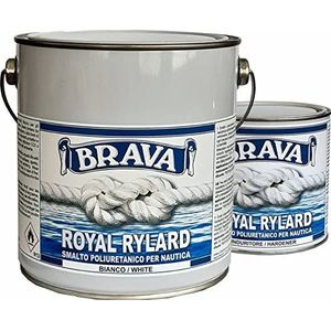 Brava Royal Rylard polyurethaan nagellak, wit, 2500 ml
