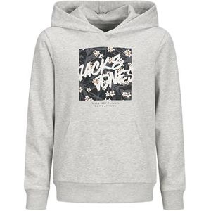 Jack & Jones Jjhawaii Shape Sweat Hood Jnr, wit melange., 128