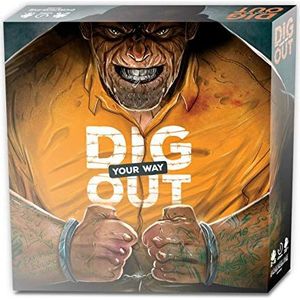 Dig Your Way Out – gezelschapsspel – strategie – die de eerste uit de gevangenis komt – om met vrienden te spelen – spel voor volwassenen, jongeren – vanaf 16 jaar – voor 2 tot 6 spelers