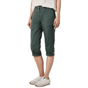 Capri Broek - Balmy Khaki - Katoen - Met Knoopdetails