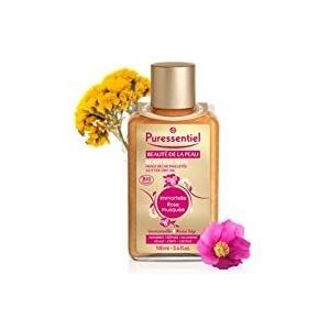 Puressentiel - Schoonheid van de huid Droge, glinsterende olie - verzorgt, repareert, verlicht - gezicht, lichaam, haar - met rozenbottel en helichrysum - 100 ml