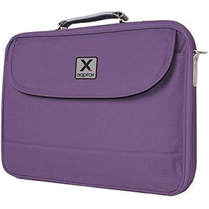 Approx Nylon tas voor notebooks met een beeldschermdiagonaal van 43,2 cm (17 inch), violet