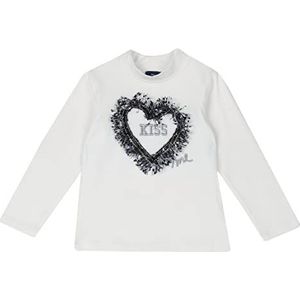 Chicco T-shirt met lange mouwen voor meisjes en meisjes, Wit, 18 Maanden