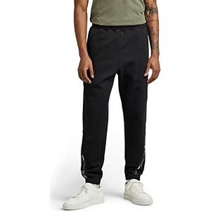 G-Star Raw Joggingbroeken heren Logo Tape Sw Pant,Zwart (Dk Zwart D174-6484),L