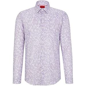 HUGO Heren Kenno Shirt, Light / Pastel Purple535, 41, Licht/Pastel Purple535, 40