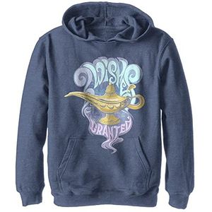 Disney jongens Aladdin Live Action - Wishes Grant Hoodie T-Shirt Marineblauw S