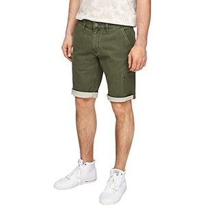 s.Oliver Jeansshorts voor heren, Kaki, 32W