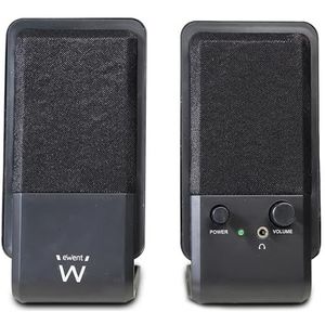 Ewent EW3528 - Pc-luidsprekersysteem - Zwart - 12 W - Geïntegreerd Volume