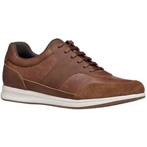 Geox U Avery B Sneakers voor heren, Browncotto, 46 EU