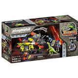 PLAYMOBIL Dino Rise 70928 Robo-Dino vechtmachine, kanon en katapult, speelgoed voor kinderen vanaf 5 jaar