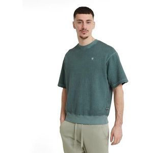 G-Star RAW - Overdyed Loose r sw ss - Groen - Hoodie