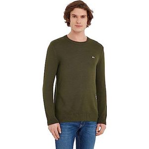 Tommy Jeans Truien voor heren, Groen (Drab Olive Green), 3XL