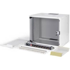 Digitus - SOHO PRO - Wandbehuizing - Grijs - 9U - 19 inch Rek
