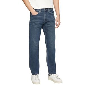 Denim - Effen - Heavy Washed - 5-Pocket-Style - Regular Pasvorm