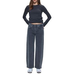 LTB Jeans Larrie B damesjeans in blauw High Rise gemaakt van katoenmix, maat 34, 32, blauw, 34W / 32L