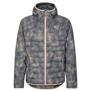 Ziener NANTANO warmtejack voor heren, outdoor, skitour, winddicht, wol, PFC-vrij, wollig beige, 58