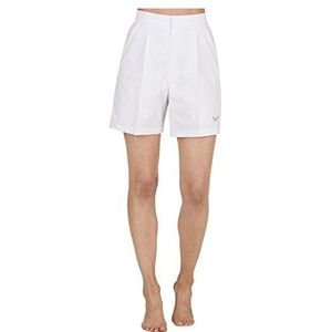 Trigema Tennis- en vrijetijdsshort sportbroek voor dames, wit (wit 001), XL