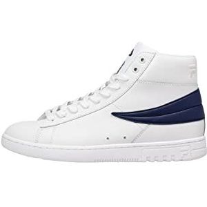 FILA Highfly Mid Sneakers voor heren, wit-medieval blauw, 42 EU