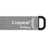 Kingston DataTraveler Kyson USB 3.2 Gen 1 Flash Drive 512GB - Met elegante, metalen behuizing zonder dop
