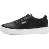 PUMA Carina L ,Lage sneakers , Dames , Zwart (Puma Black-Puma White-Puma Silver), 38.5 EU