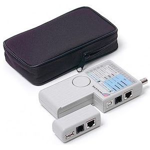 StarTech. com Professionele kabeltester RJ45 RJ11 USB en BNC kabeltester kabeltester kabeltester netwerktester