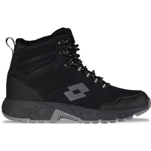 Lotto - Winterlaarzen - Zwart-grijs - Met Warme Voering - Vetersluiting