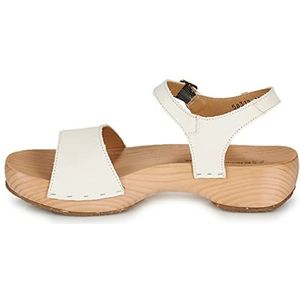 Sandalen met houten hak best sale