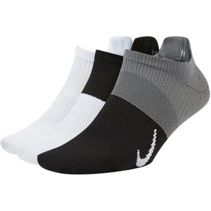 Nike Everyday Plus Lichtgewicht No-Show sokken voor dames, 3 paar