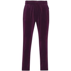 TRIGEMA Nicki broek met praktische steekzakken, aubergine, S