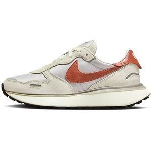 Nike Phoenix Waffle Sneakers voor dames, 42 EU, Light Bone Rugged Orange Lt Smoke Grey, 42 EU