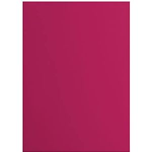 Vaessen Creative 2927-025 Florence Cardstock papier, roze, 216 gram/m², DIN A4, 10 stuks, glad, voor scrapbooking, kaarten maken, ponsen en andere papierknutselwerk