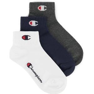 Champion Uniseks sokken voor kinderen en jongens, Blauw (zwart), 27-30