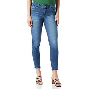 BRAX Dames stijl Ana S Push Up-effect verkorte 5-pocket skinny jeans, Used Regular Blue., 31W x 30L