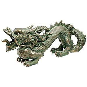 Design Toscano Aziatische draak van de Chinese muur, afmetingen: 11,5 x 53,5 x 20,5 cm