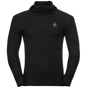 Odlo Active Warm Eco Basislaag Met Lange Mouwen En Gezichtsmasker Zwart M Man