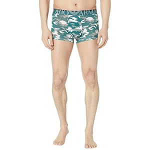 Emporio Armani Heren Trunk All Over Camou, Mediterraan Camou, L