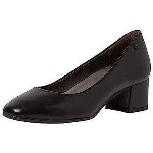 Tamaris Comfort Dames 8-82302-41 comfortabele extra brede comfortabele schoen klassieke alledaagse schoenen zakelijke pumps, Black Nappa, 39 EU Breed