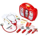 Theo Klein 4353 dokterskoffer I incl. dokterskostuum, echt werkende stethoscoop en mobieltje op batterijen met geluid I Speelgoed voor kinderen vanaf 5 jaar