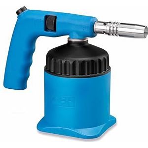 CFH Soldeermeister PZ 5000 Soldeerbrander zonder patroon, gas soldeerapparaat voor zacht solderen en hard solderen met ergonomische handgreep, traploos regelbare vlam
