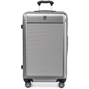 Travelpro Platinum Elite uitbreidbare hardshell trolley, metallic zand, Checked- Medium, Platinum Elite uitbreidbare harde koffer