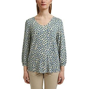 ESPRIT Longsleeve met print en ballonmouwen, off-white, S