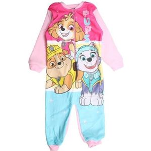 Paw Patrol fleece jumpsuit, comfort en warmte, Paw Patrol ontwerp, perfect voor de winter, Roze, 2 Jaren